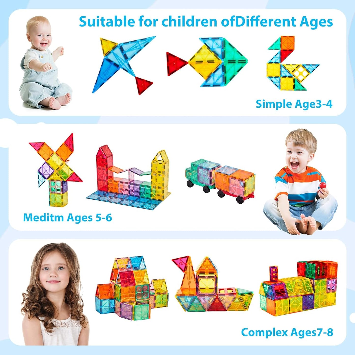 Tiny Scholars Magnetic Tiles